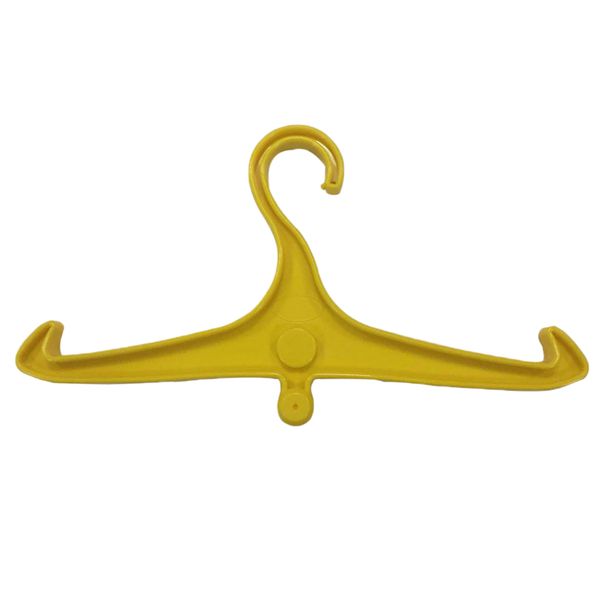 

multi purpose clothes hanger for scuba diving bcd wetsuit holder yellow