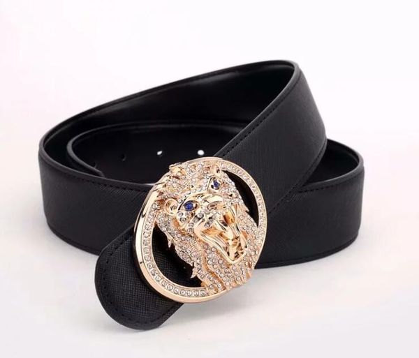 

2020 classic with retro smooth buckle stylish men and women's casual belt sizes 105-125cm of shipping, Black;brown