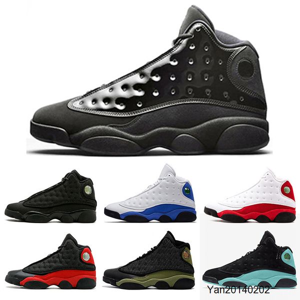 

13 13s man basketball shoes island green court purple cap and gown mens classic sports sneaker trainers breathable shoes 7-13 4