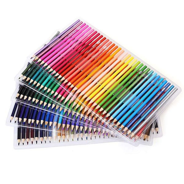 

48/72/120/160 colors colored pencils set for drawing sketch painting student school art gifts