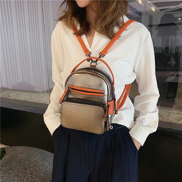 

2020 новый корейский стиль, 100 частей из мягкой кожи повелительница небольшой рюкзак сумка