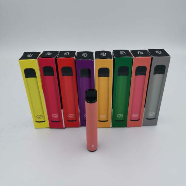 

СЛОЙКА BAR PLUS 800 + Puff Одноразовая Pod картридж 550mAh Аккумулятор 3,2 мл Предварительно заполненные Vape Бобы ручки Стиль 15 цветов Портативный Испаритель DHL бесплатно