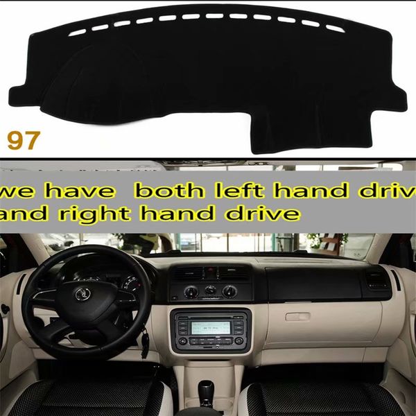 

for fabia 5j mg 2007 2008 2009 2010 2011 2012 2013 2014 dashmat car-styling accessories dashboard cover car dash mat sun