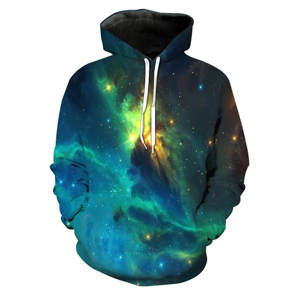 

dazzling printed hat pocket cover men's tide hat men's wear blouse hoodies, Black