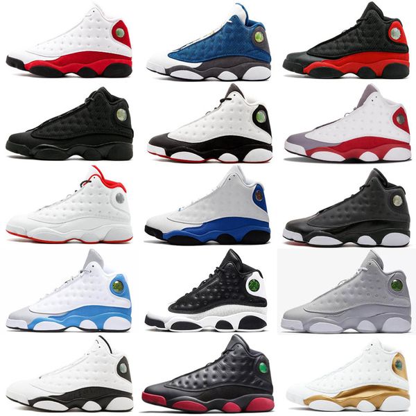 

13 s men women gs hyper royal italy blue bordeaux flints chicago bred dmp wheat olive black cat sneakers outdoor shoes