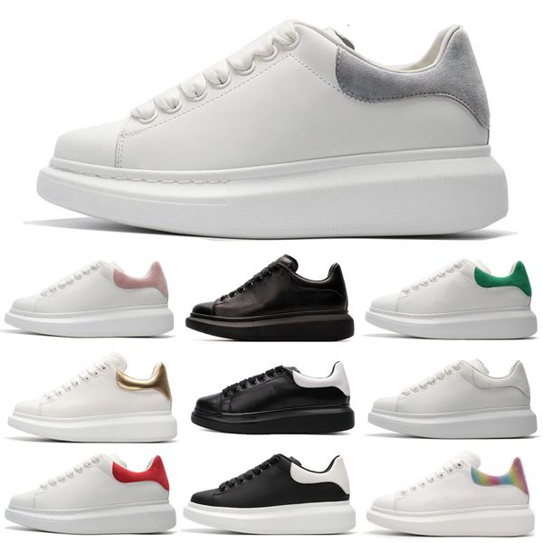 

designer shoes men women 3m reflective sport shoes triple black white gold pinck thick-soled sneakers flat height increasing casual shoe