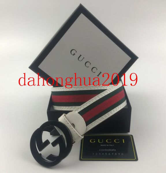 

2019 new with box mens belts designers belt for women snake luxury belt gucci leather business belts women big gold buckle s1, Black;brown