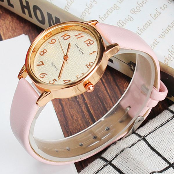 

jinxin унисекс мужчины женщины смотреть простой бизнес мода искусственная кожа пряжкой мужские часы кварцевые наручные часы montre homme, Slivery;brown