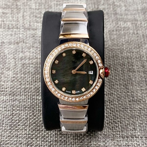 

new arrival women dress watch gold fahion steel wristwatches quartz for lady female watch relojes mujer gifts box bangle clocks, Slivery;brown