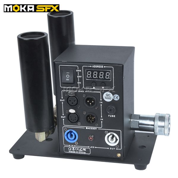 

co2 jet machine dmx512 control double nozzle digital co2 jet cannon cyro strong smoke effect for stage party show