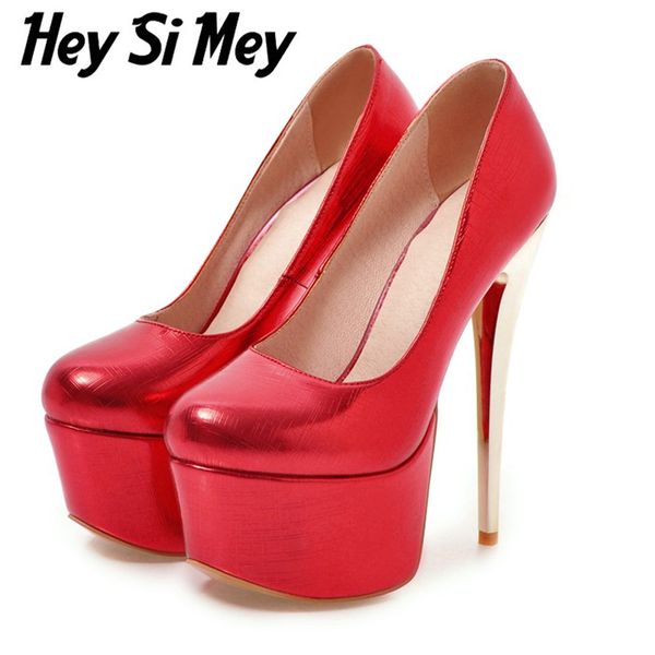 

designer platform women high heels shoes fashion silver gold pink women's heels rounded toe pumps party wedding shoe female, Black