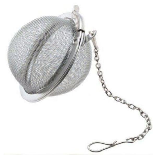 

stainless steel tea ball 5cm mesh tea infuser strainers premium filter interval diffuser for loose leaf tea seasoning spices