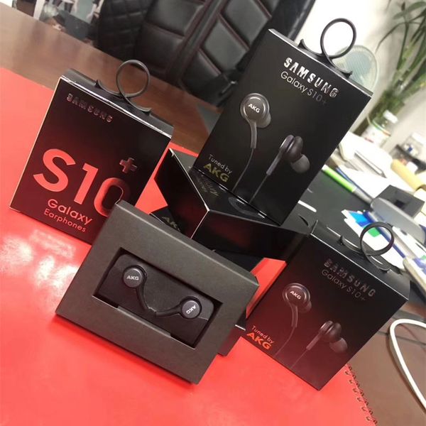 

s10 3,5 мм в уши наушники наушники earbuds с пультом дистанционного управления и микрофоном для samsung s10e s9 s8 плюс примечание с розничн