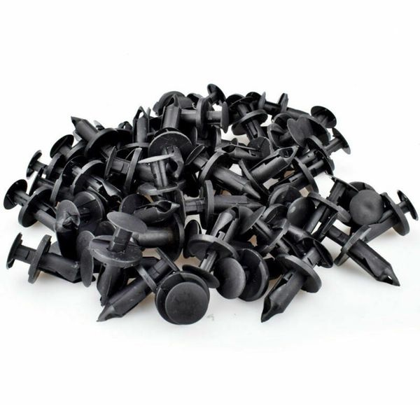 

100pcs nylon push type retainer clips for gm 21030249 6503598 8mm hole