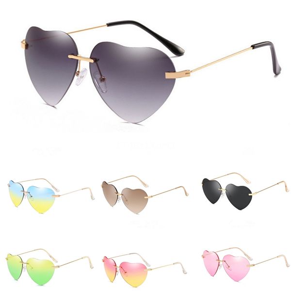 

dsgn co. modern gothic steampunk heart-shaped sunglasee for men and women adjustable er round sunglass 8 color uv400 #66533, White;black
