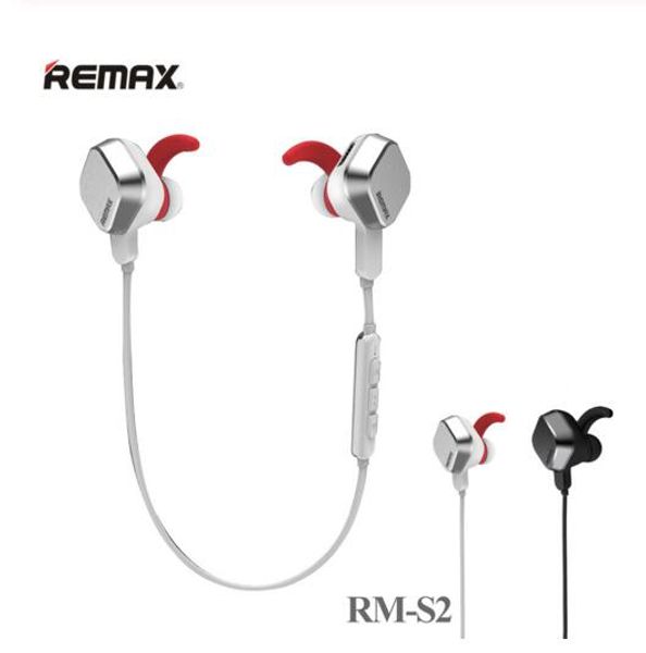 Original Remax RM-S2 luxuriöse kabellose Sport-Bluetooth-Kopfhörer V4.1, wasserdichtes Headset mit Magnetabsaugung und Einzelhandelsverpackung