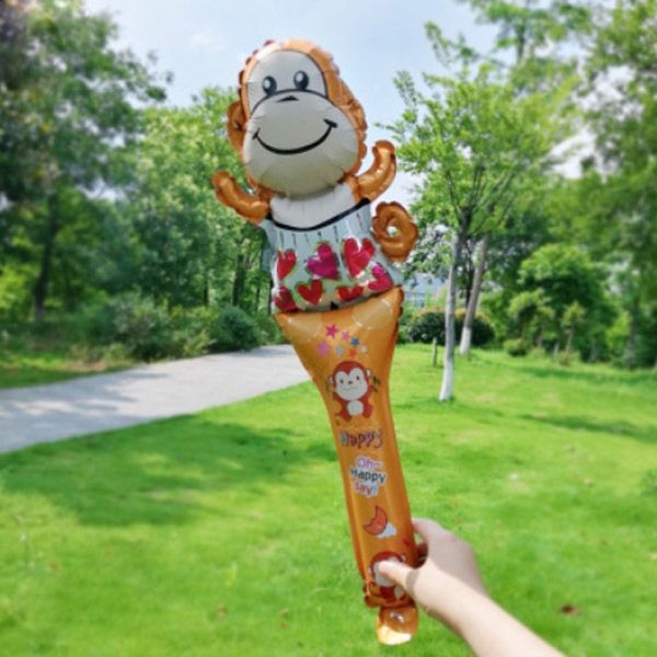 

100шт / много игр мероприятия развеселить партии поставок конкуренция воздуха надувной держатель воздушный шар палки другие партии событие п