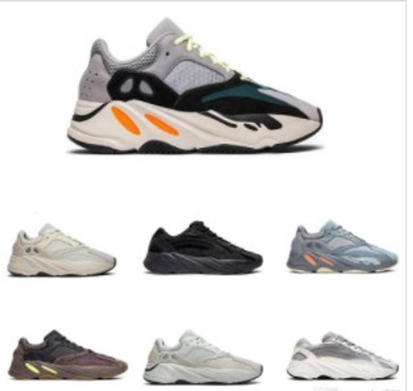 

kanye west inertia 700 v2 wave runner статическая chaussette 700 runner mauve inertia кроссовки мужская обувь женщины спортивные seankers ра, Black