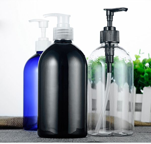 

500ml empty personal care pet pump bottles for cosmetics , lotion refillable plastic bottles for shampoo ,shower gel