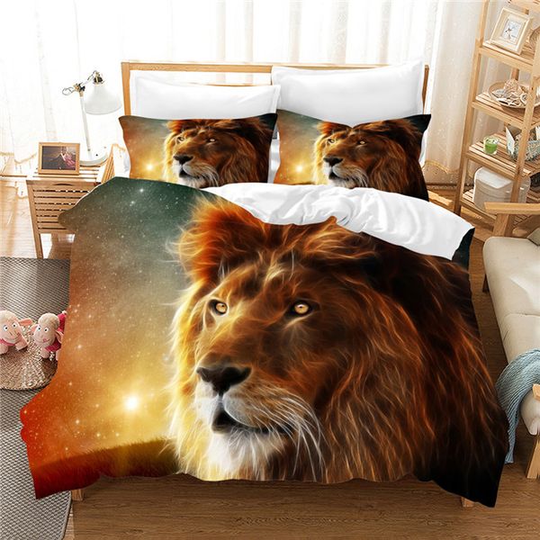 3d The Lion King Cover Set Soft Gift Bedding Set Comforter Bed