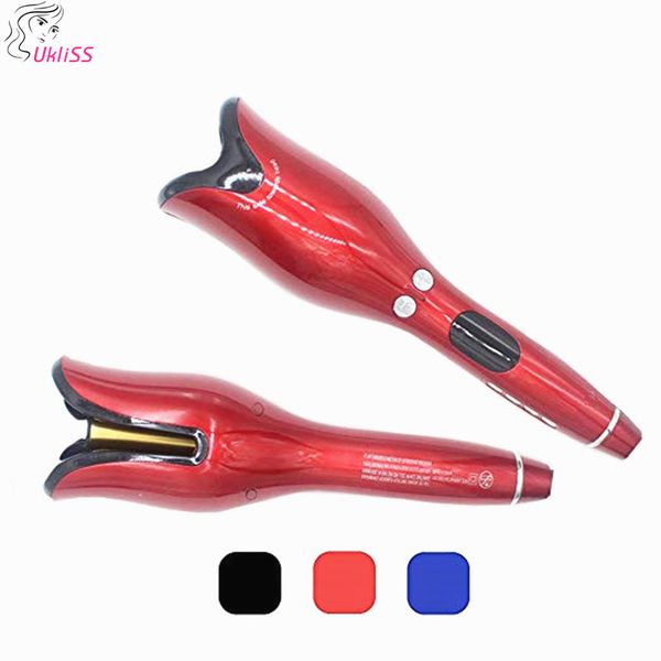 

automatic hair curler roller air spin & n curl 1 inch ceramic rotating curler for all hair types with hair clips cleaning tool