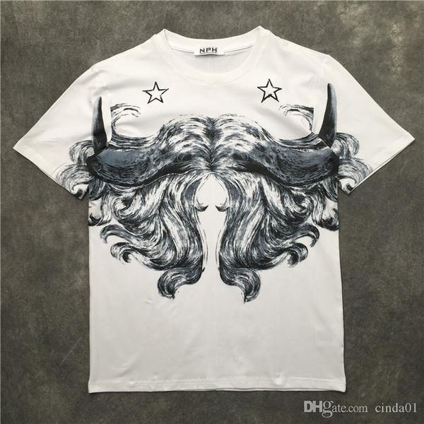 

волосы отпечатано дизайнер tshirts лето мужчины женщины мужчины женщины шеи экипажа с коротким рукавом топы solid color тройники, White;black