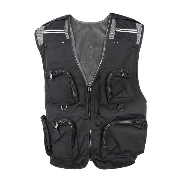 

lightweight comfortable multipocket fishing net hunting wear athletic & outdoor apparel work vest outdoor vest black, Gray;blue