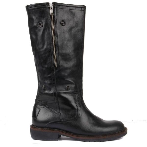 

sail-lakers women leather boots, Black