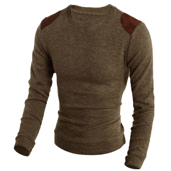 

xxl sweater men 2018 new arrival casual pullover men autumn round neck patchwork quality knitted brand male sweaters plus size, White;black