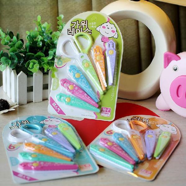 

6 pcs children p props lace scissors handmade scrapbook p