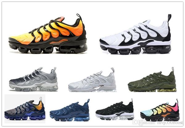 

2019 tn plus running shoes for men women black speed red white anthracite ultra white black 2019 designer sneakers 36-45