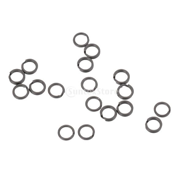 

20pcs strong stainless steel split rings fishing lure bait fishing tackle