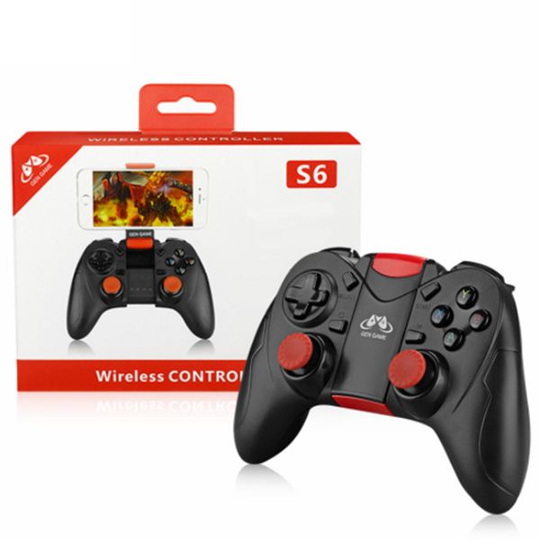 Gen Game S6 Беспроводной Bluetooth Gamepad Game Controller Joystick Bluetooth Android Gaming Пульт дистанционного управления для ПК iOS Android Phone