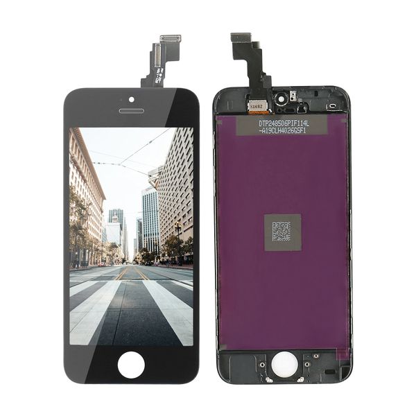 

жк-экран для iphone 5 5s 5c se жк-дисплей сенсорный дигитайзер полный экран полная сборка бесплатная доставка