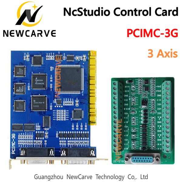 3 Axis Nc Estúdio Sistema de Controle 3G Motion Control Breakout Board PCIMC-3G Para CNC Router 5.4.88 5.4.96 Versão NEWCARVE