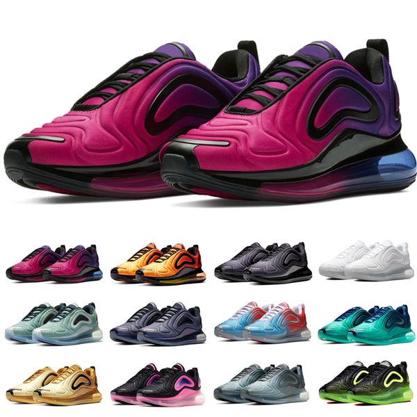 

nike air max 720 мужчины женщины кроссовки кроссовки sunrise sunset северное сияние углеродно-серый total eclipse neon volt черный красный д