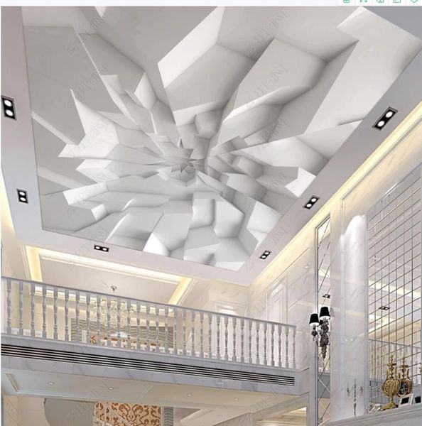 Relief Ceilings Mural Paintings Living Room Ceiling Wallpaper