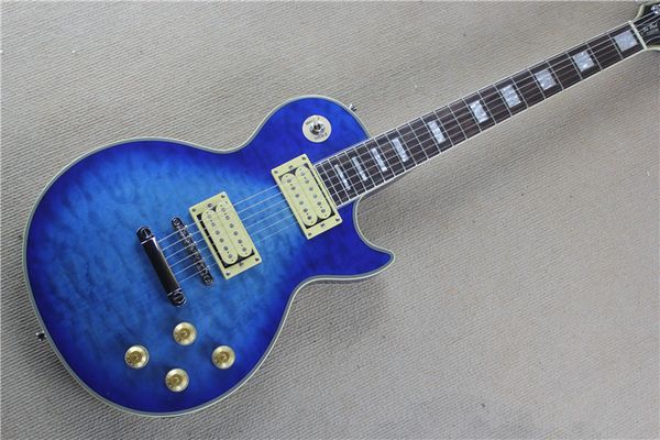 

2017 elling blue lp guitar guitar cu tom hop