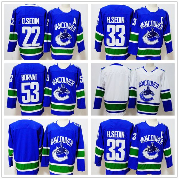 

Vancouver Canucks Jersey 22 Daniel Sedin 32 Henrik Sedin 53 Bo Horvat Jerseys Ice Hockey Winter Classic Stadium Series