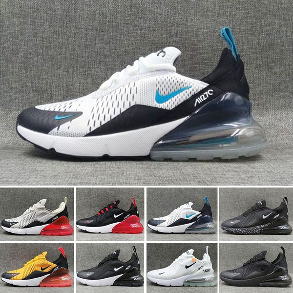 

nike air max 270 новый 27s подушка кроссовки кроссовки 27c тренер road star iron sprite 3m cny man general для мужчин женщин 36-45 без короб, Black