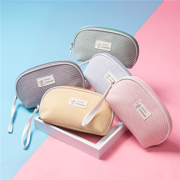 

women floral print makeup bag female cosmetic bag canvas lady travel toiletry organizer daily use toiletry make up pouch