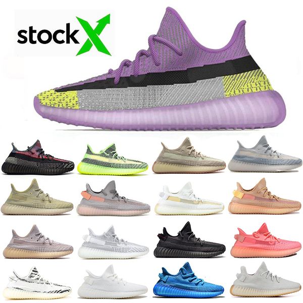 

тренеры yeezreel yecheil ешая кроссовки mens женщин citrin облако белая зебра gid glow светоотражающие статические kanye west кроссовки крос, White;red