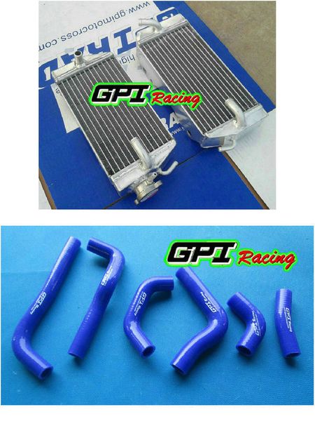 

aluminum radiator +blue hose for crf450r crf 450r crf450 02 03 04 2002 2003