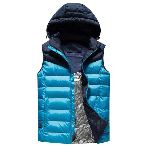 

men vest winter cotton down vests sleeveless jacket outerwear, Black;white