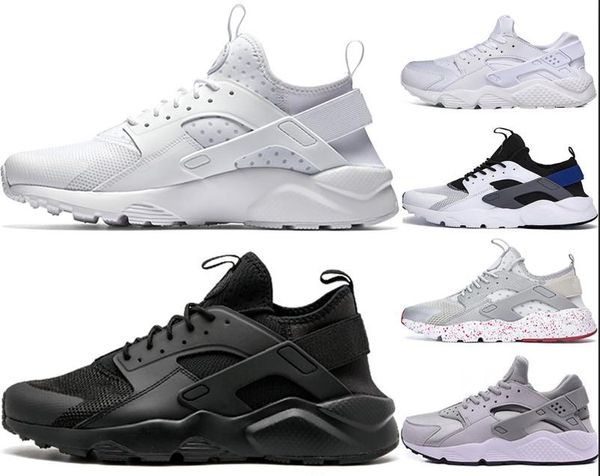 

2019 new huarache 4 iv ultra running huaraches designer shoes fashion triple black white red grey sneakers sports outdoor mens women shoe