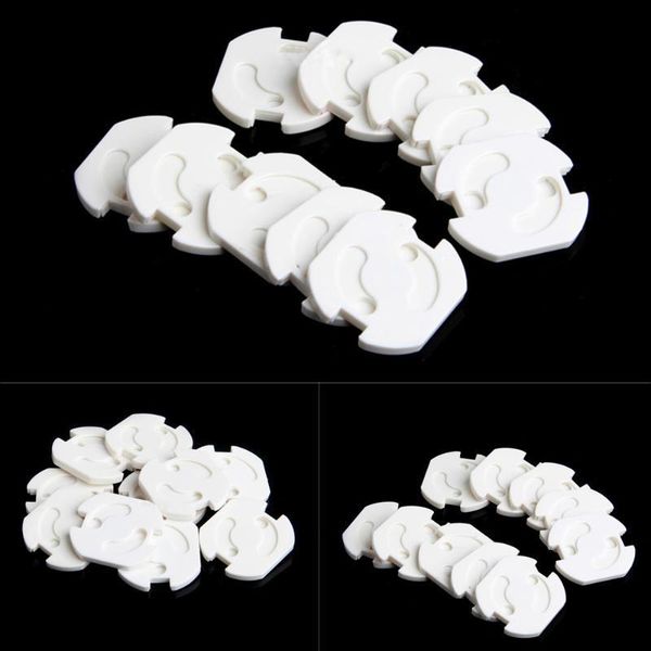 

new 10 pcs eu socket outlet baby child child safety protection anti - current plug protector turning cover baby safety