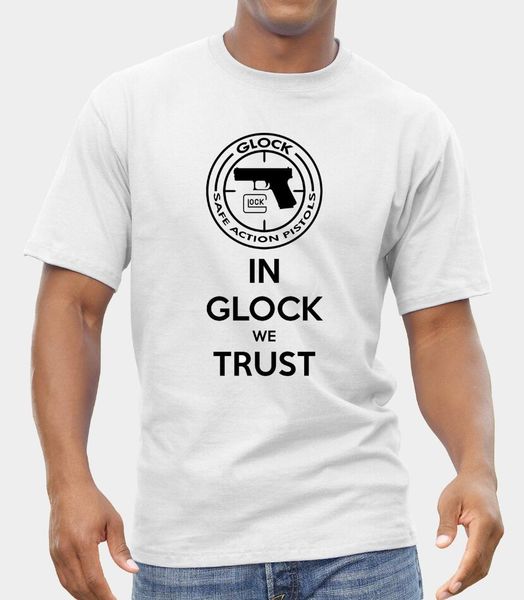 

summer camisetas hombre t shirt handgun usa logo t-shirt cotton short sleeve tshirt fashion tee shirt homme, White;black