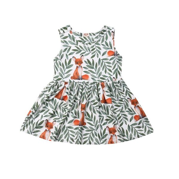 

citgeesummer toddler baby girls floral dress princess tutu dresses casual sleeveless fashion clothes 0-5y, Red;yellow