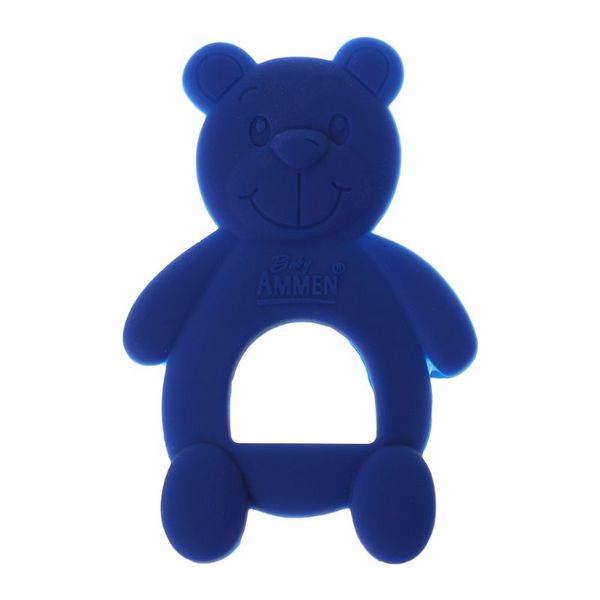 

baby baby teether bear cute diy necklace teething massage pain relief pacifier newborn orthodontic oral care infants food grade