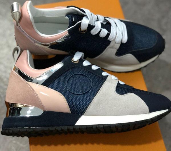 

2020 luxury casual shoes designer sneakers fashion women men trainers walking summer breathable run away shoes, Black